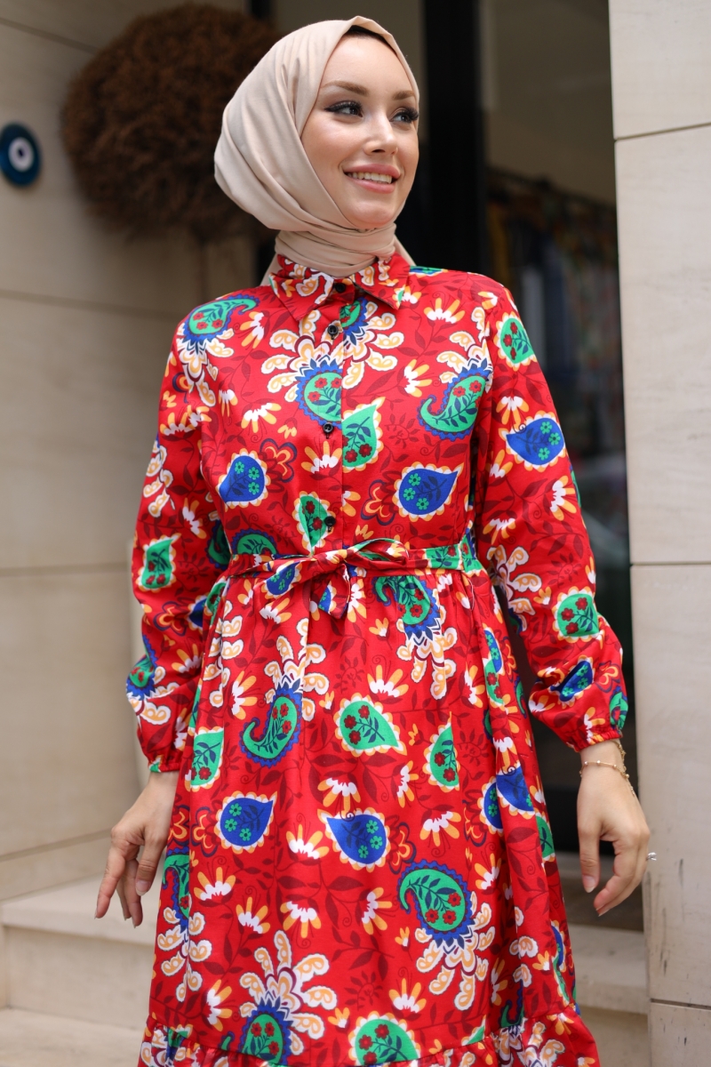 Talia Kırmızı Elbise