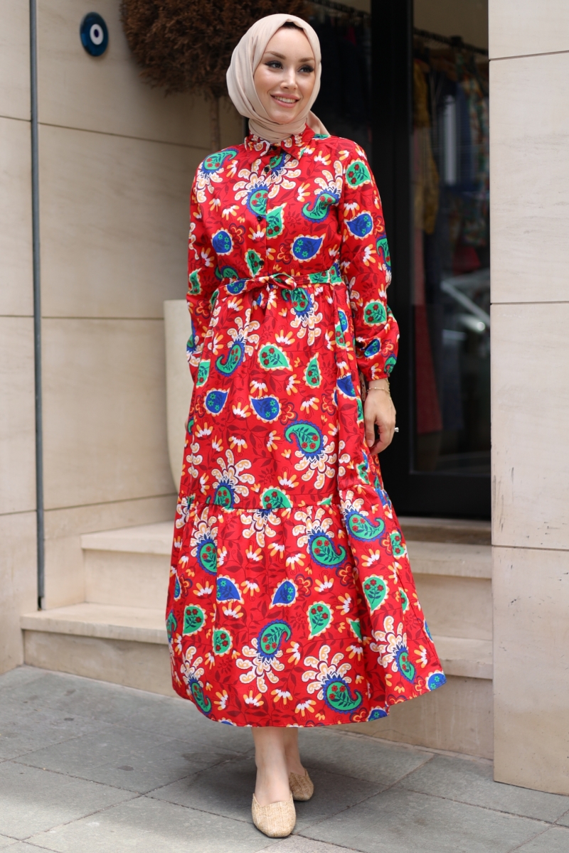 Talia Kırmızı Elbise