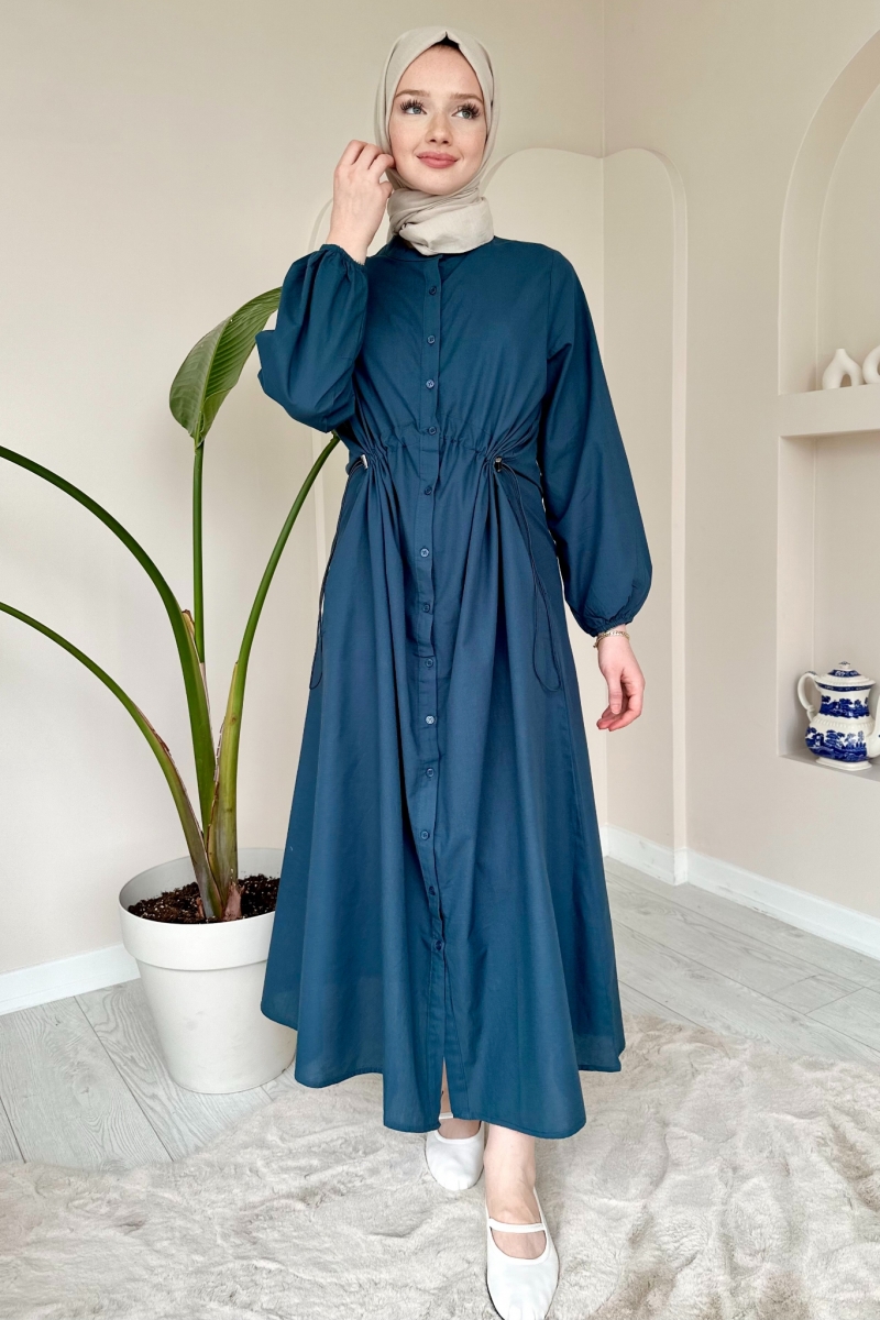 Tansy İndigo Elbise