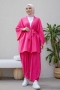 Tedra Pembe Kimono Takım