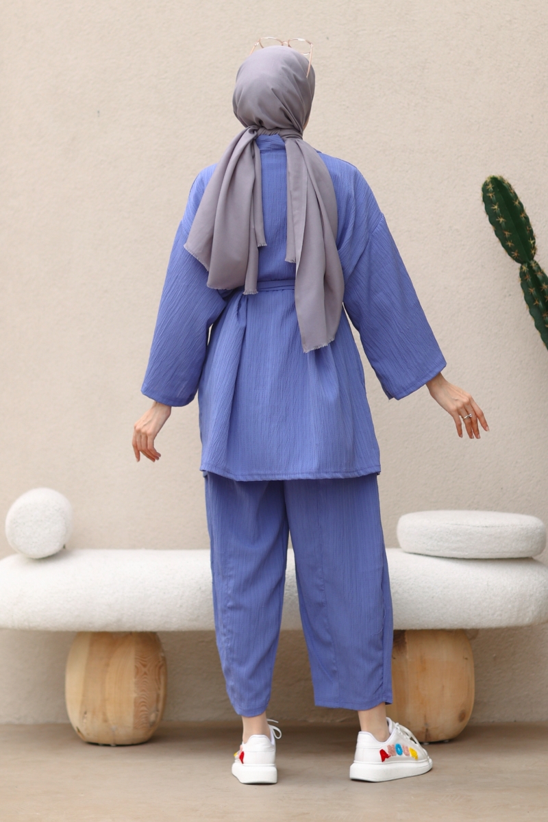 Tedra Lila Kimono Takım