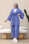 Tedra Lila Kimono Takım