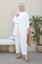 Tedra Beyaz Kimono Takım
