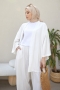 Tedra Beyaz Kimono Takım