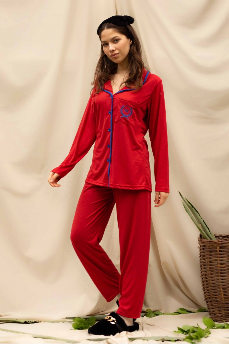 Teo Kırmızı Pijama Takımı