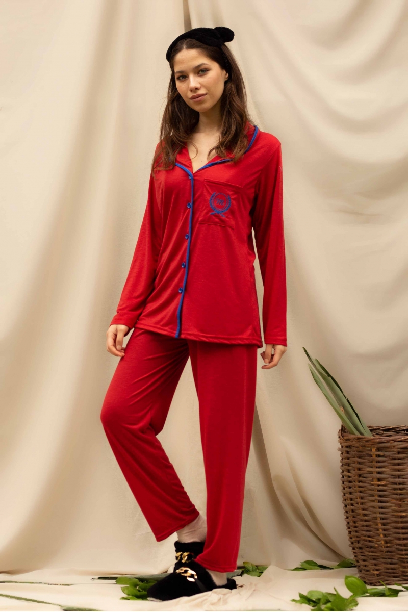 Teo Kırmızı Pijama Takımı