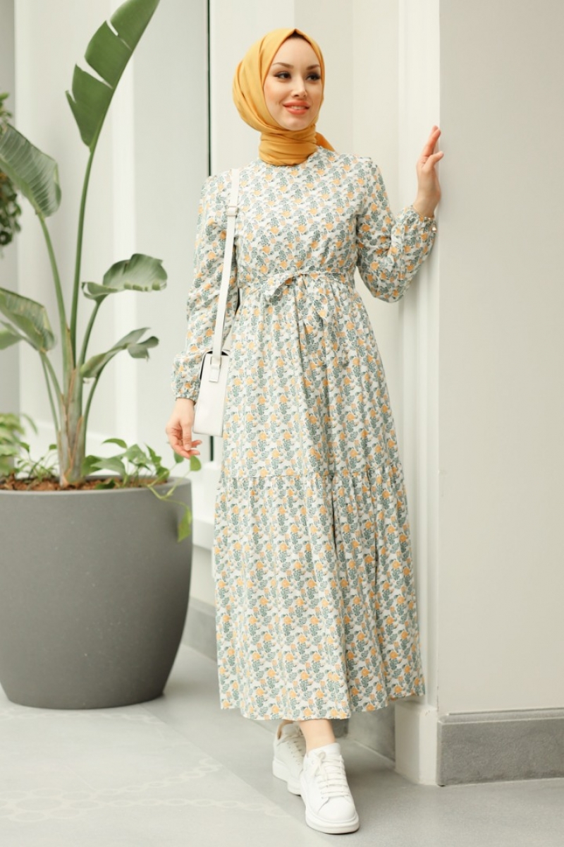 Teresa Yeşil Elbise