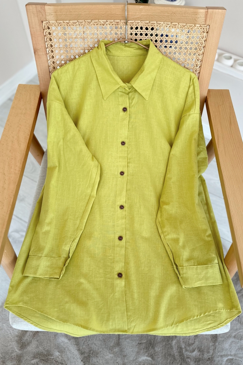 Tia Yağ Yeşili Tunik