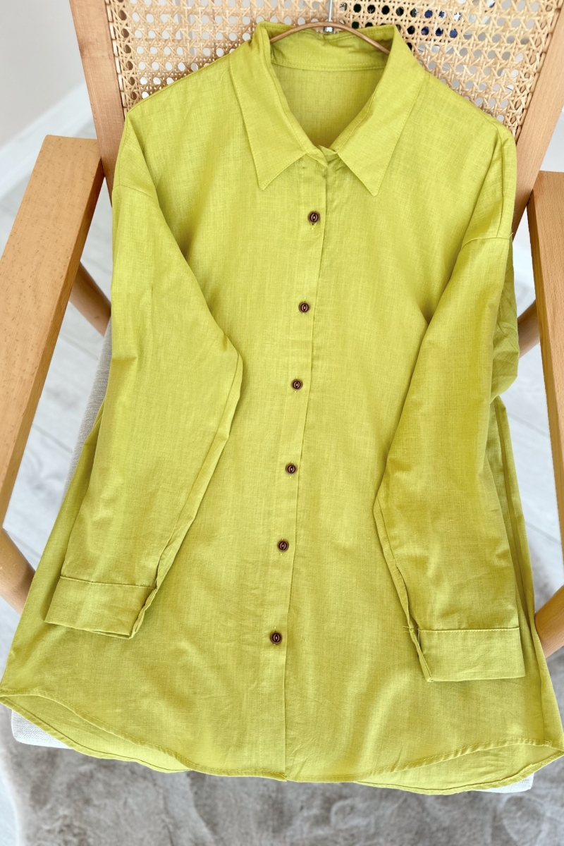 Tia Yağ Yeşili Tunik