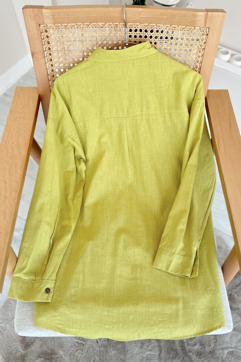 Tia Yağ Yeşili Tunik