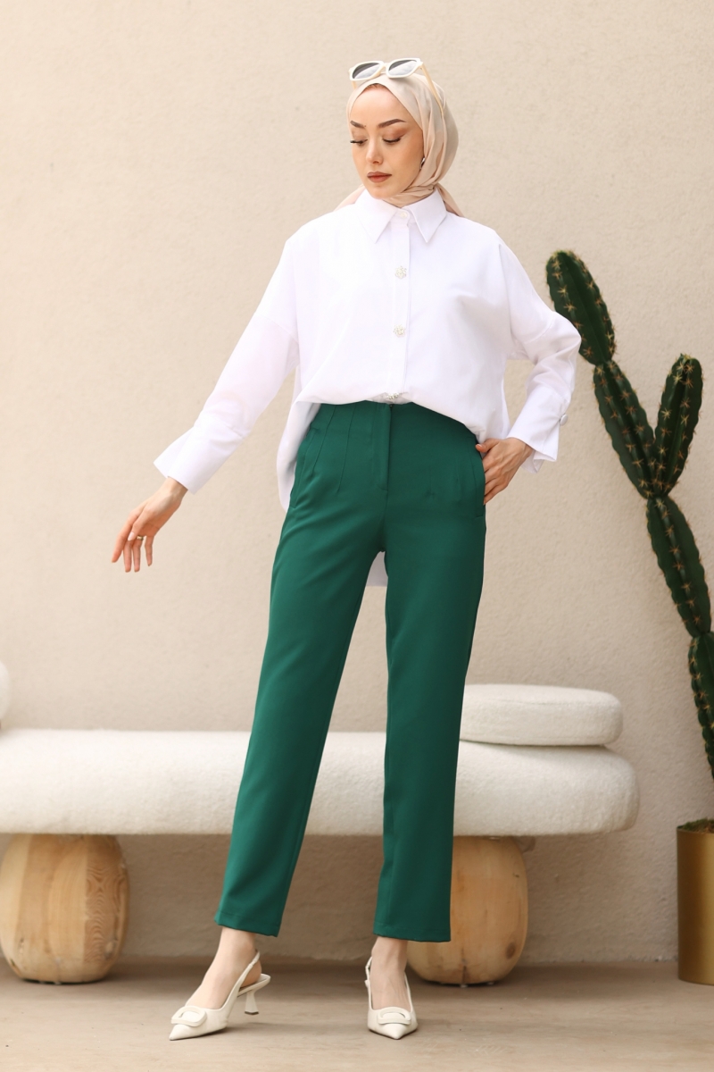 Tiya Yeşil Pantolon