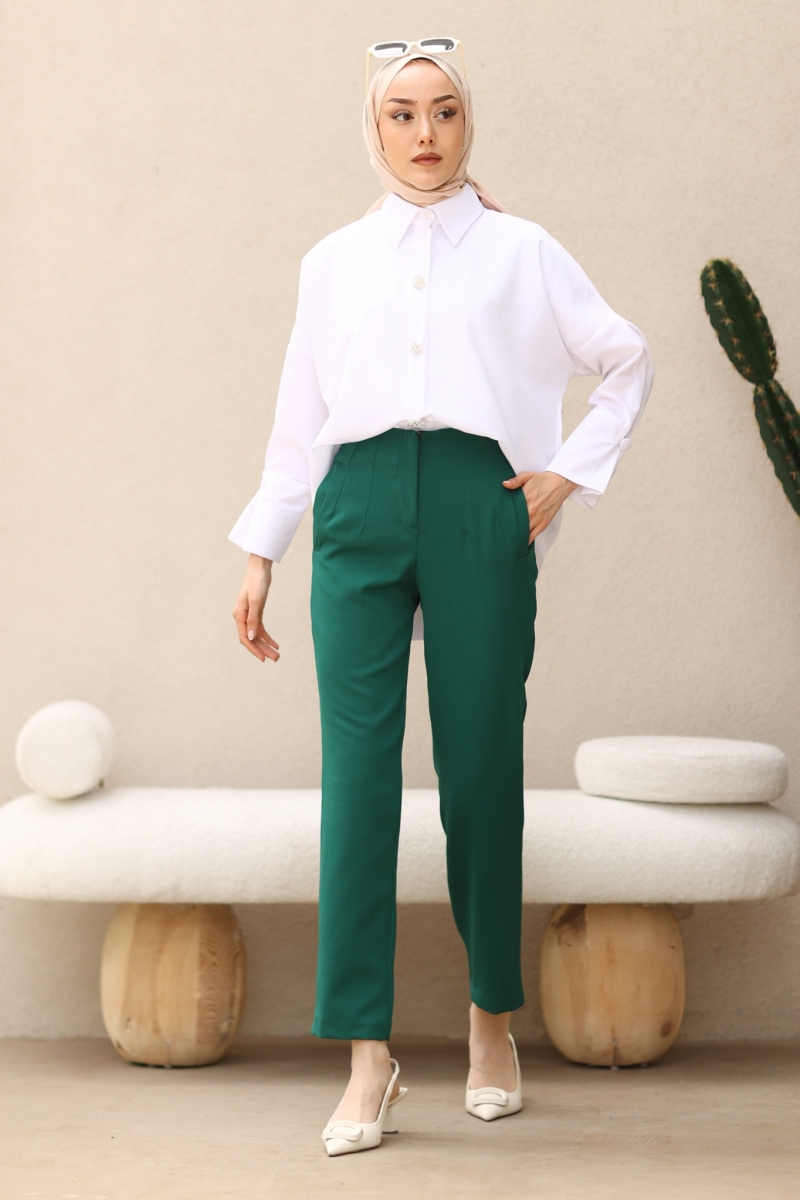 Tiya Yeşil Pantolon