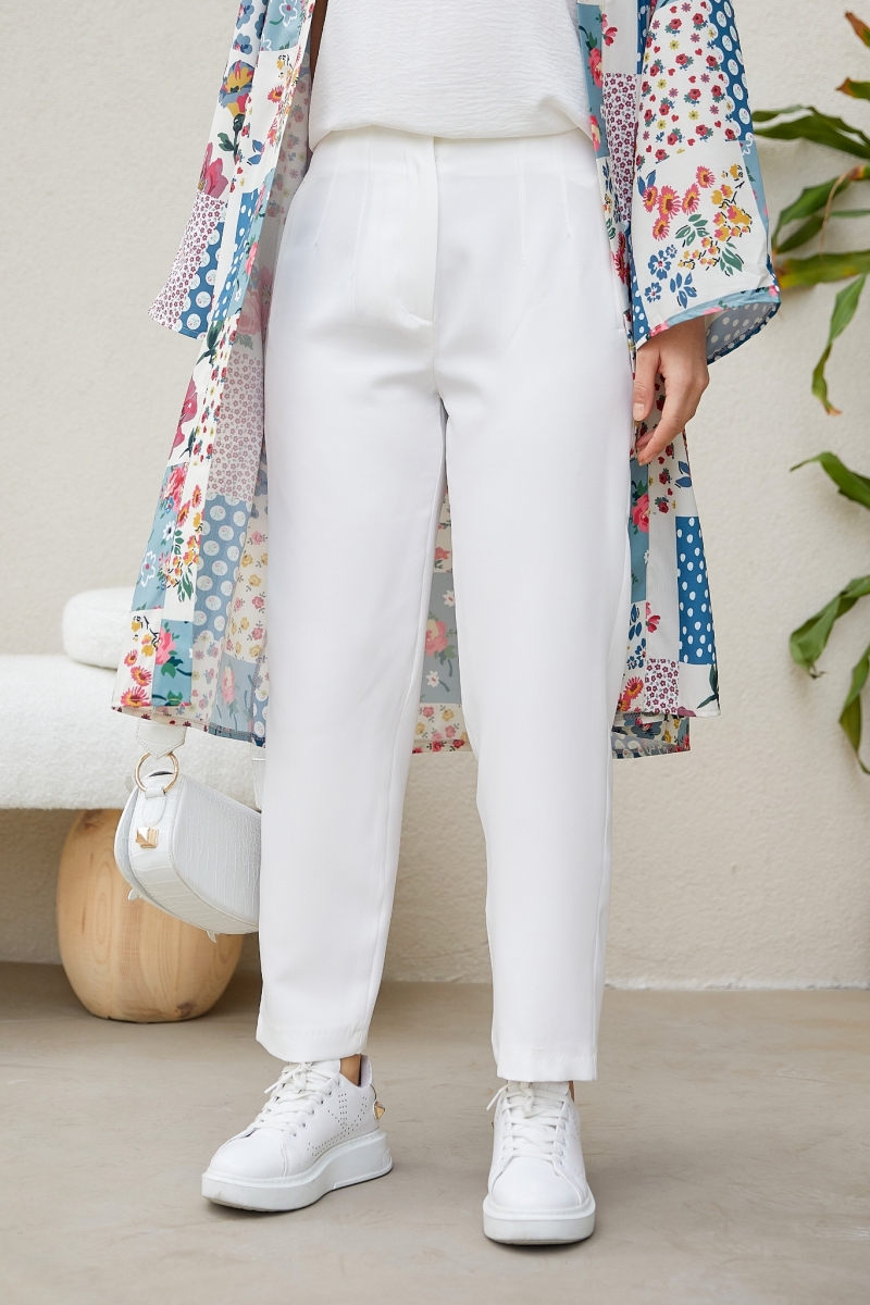 Tiya Beyaz Pantolon