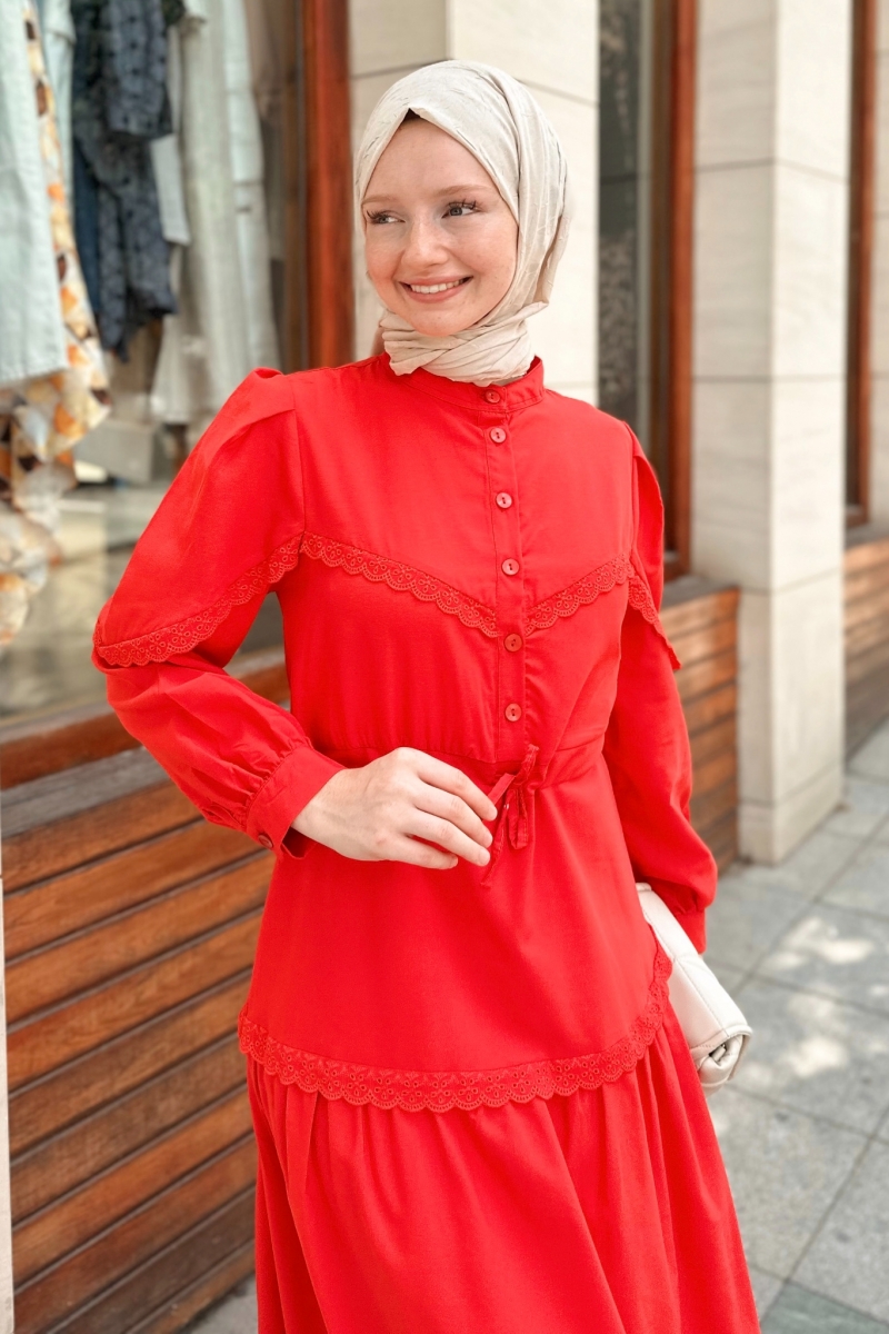 Umay Kırmızı Elbise