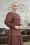 Umay Kahverengi Elbise