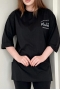 Upper Siyah T-Shirt