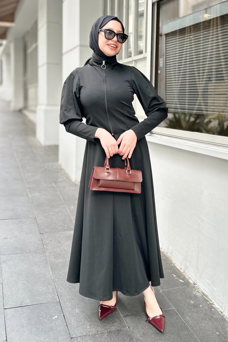 Valeria Siyah Scuba Takım