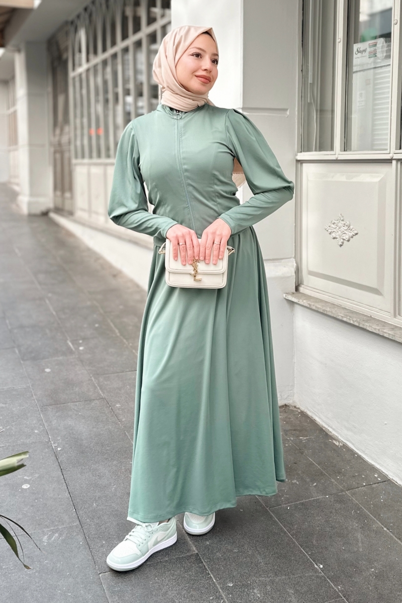 Valeria Mint Yeşili Scuba Takım