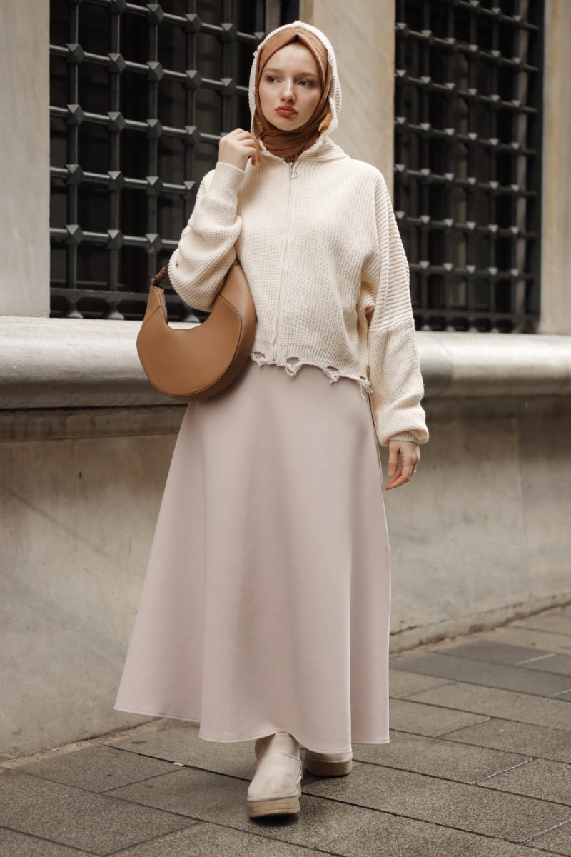 Vals Triko Ekru Hırka