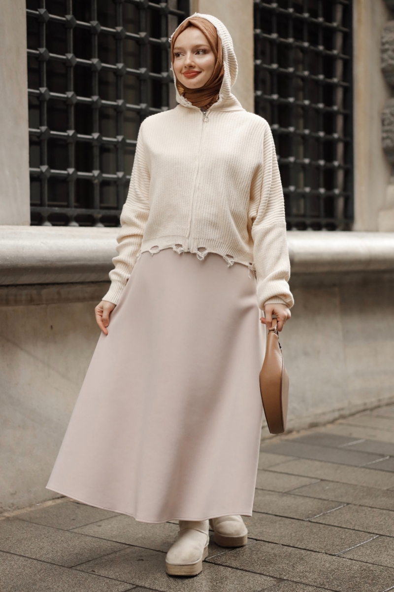 Vals Triko Ekru Hırka