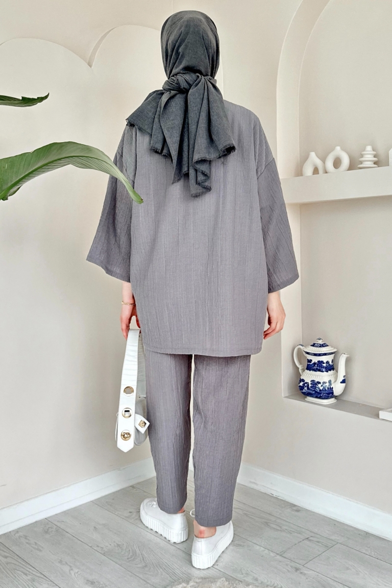 Vania Antrasit Kimono Takım