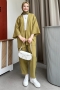 Vania Yağ Yeşili Kimono Takım