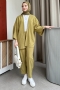Vania Yağ Yeşili Kimono Takım