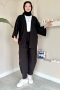 Vania Siyah Kimono Takım