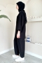 Vania Siyah Kimono Takım