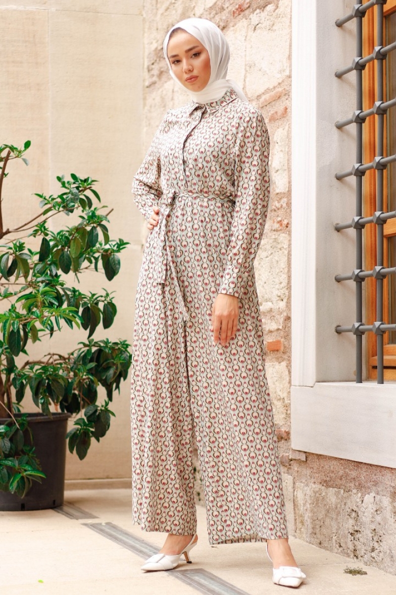 Varya Mint Yeşili Tulum