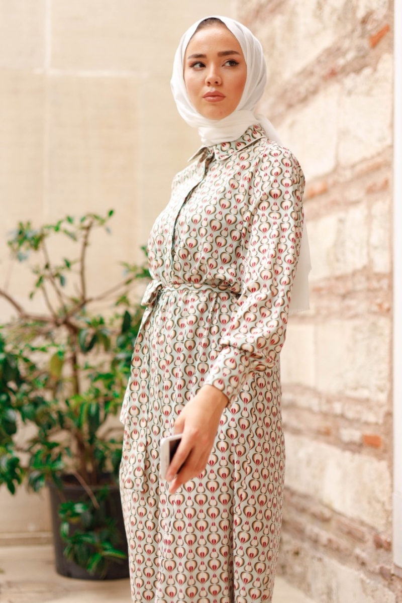 Varya Mint Yeşili Tulum