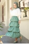 Vayne Mint Yeşili Etek
