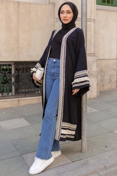 Vena Siyah Kimono