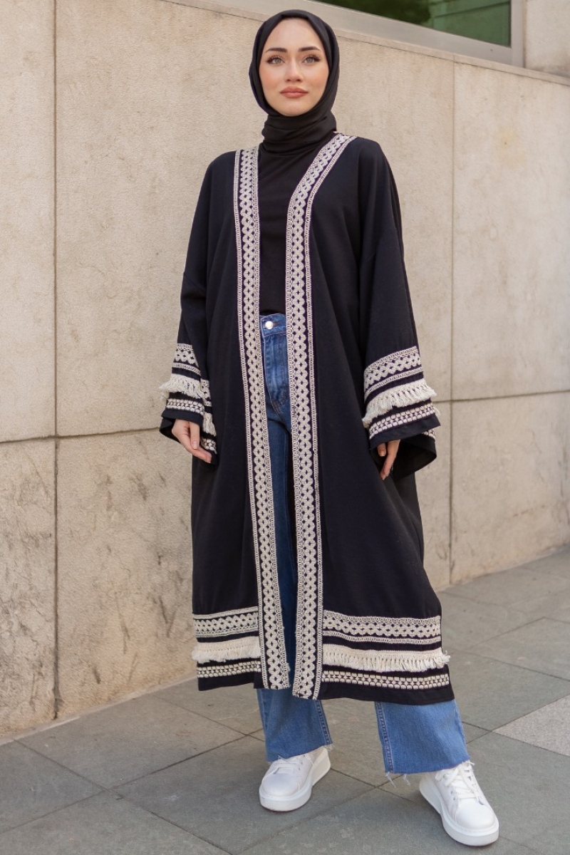 Vena Siyah Kimono