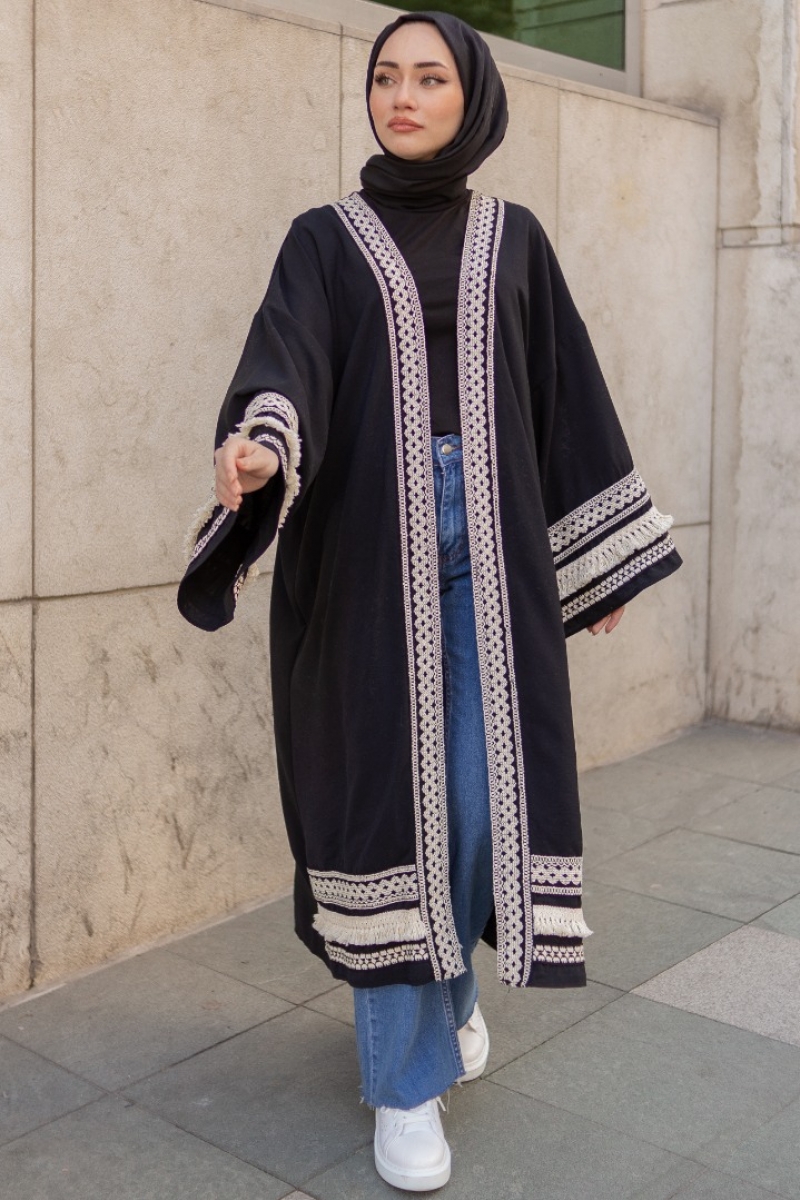 Vena Siyah Kimono