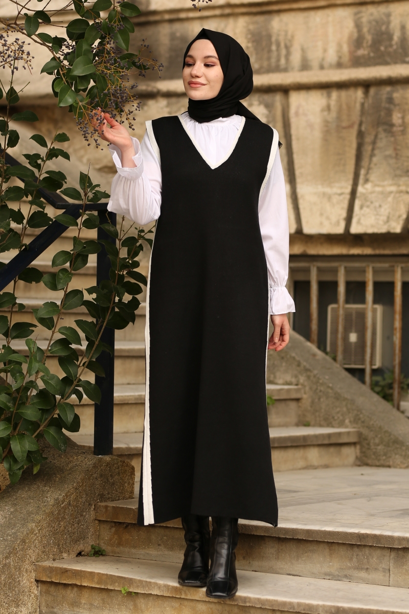 Vento Siyah Süveter Jile