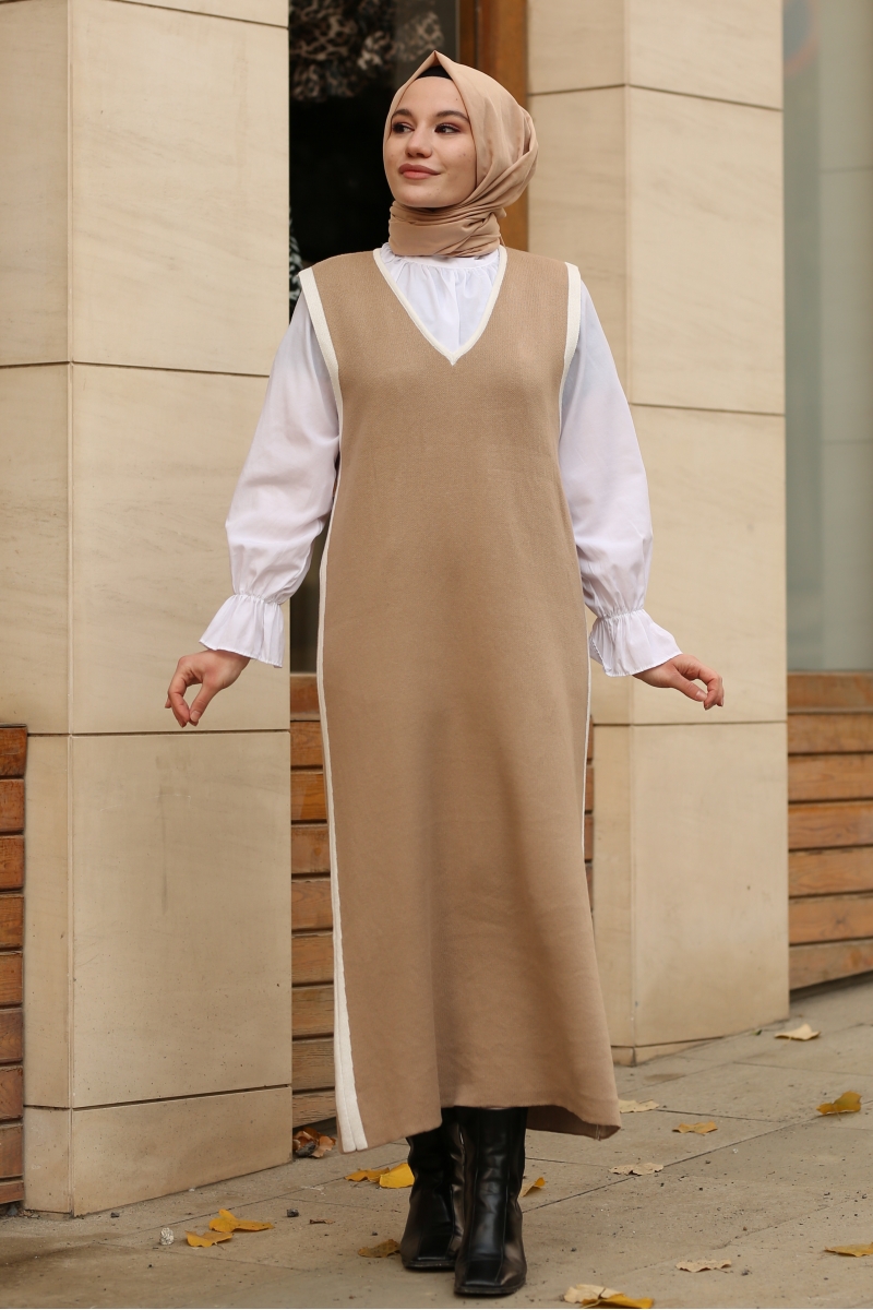 Vento Bej Süveter Jile