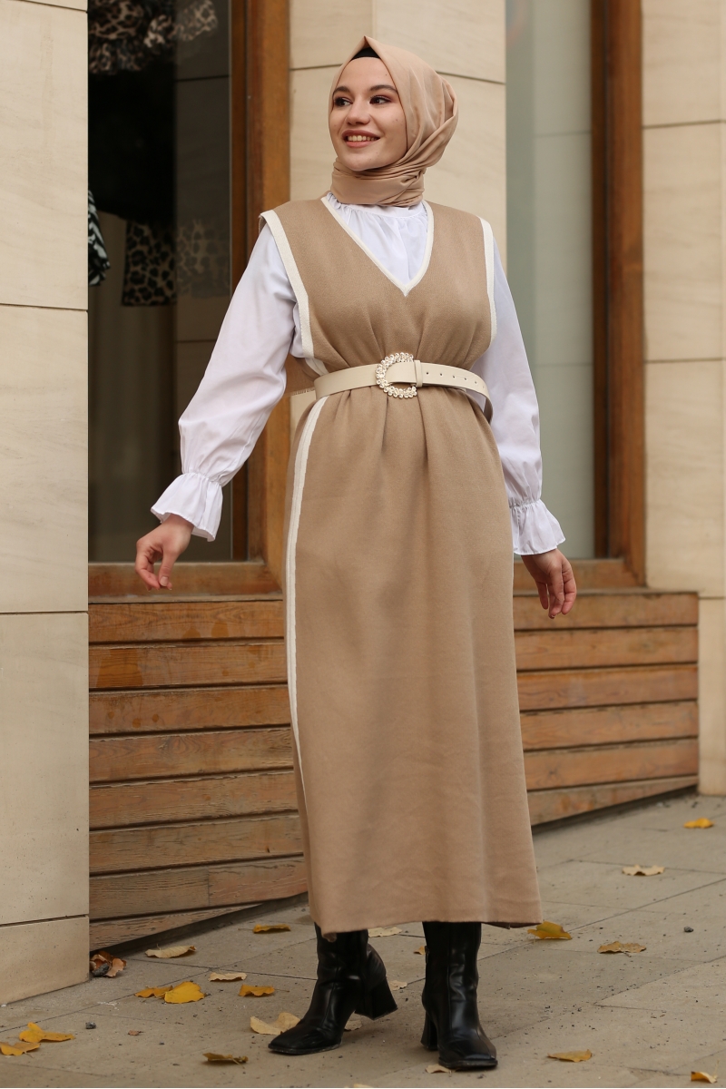 Vento Bej Süveter Jile