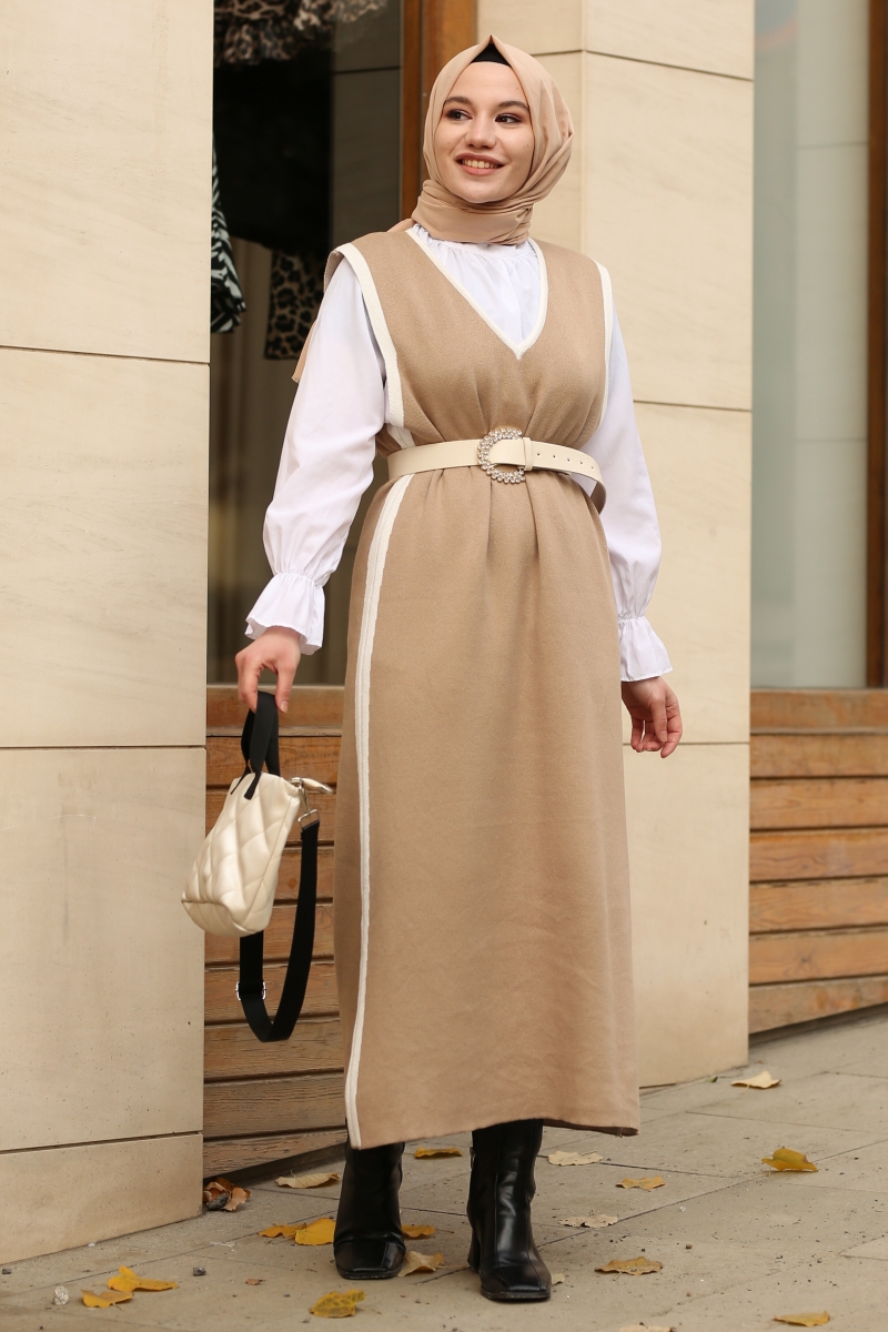 Vento Bej Süveter Jile