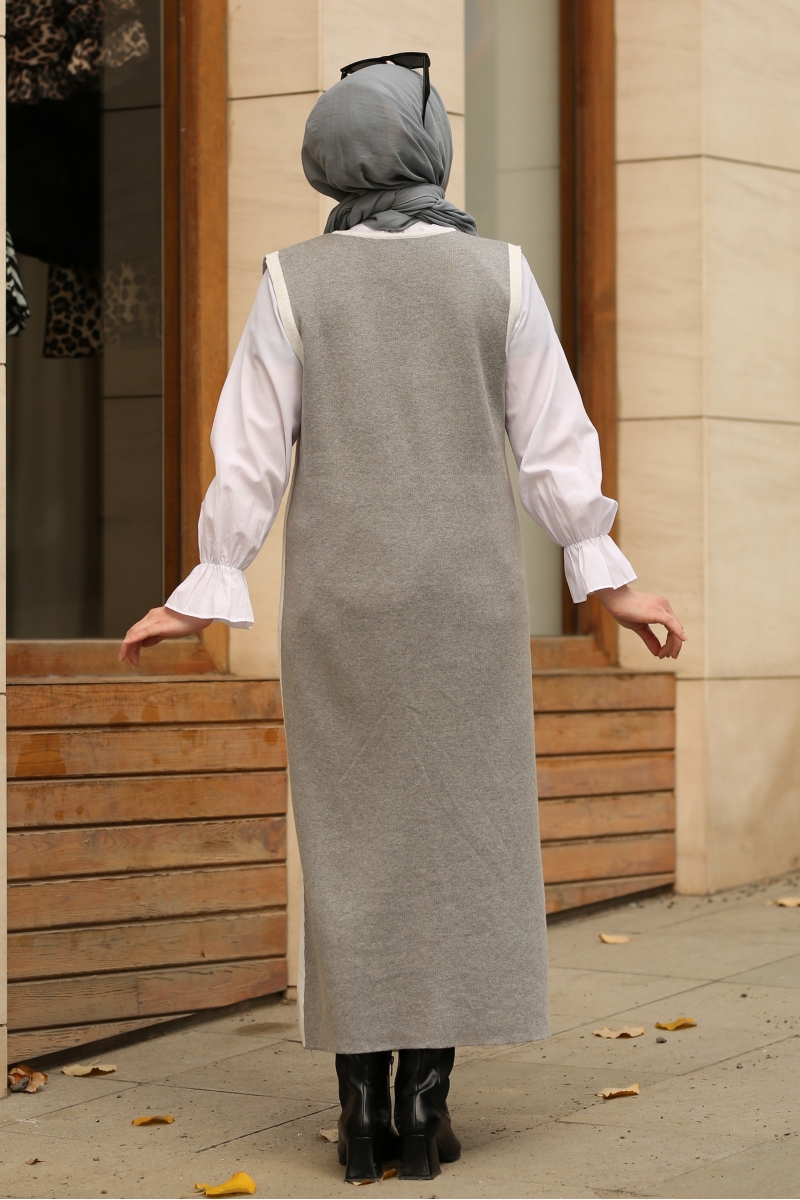 Vento Gri Süveter Jile