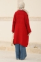 Verna Kırmızı Triko Tunik