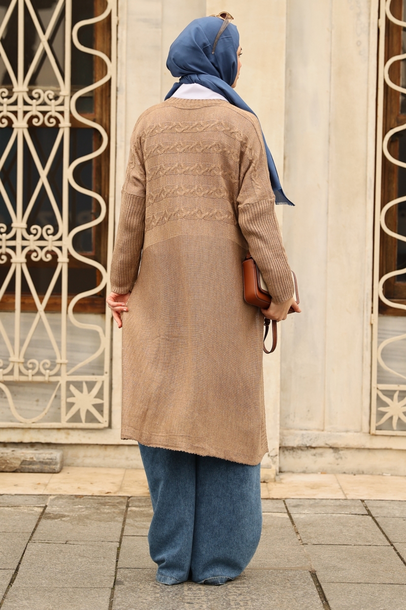 Verna Camel Triko Tunik