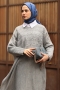 Verna Gri Triko Tunik