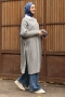 Verna Gri Triko Tunik