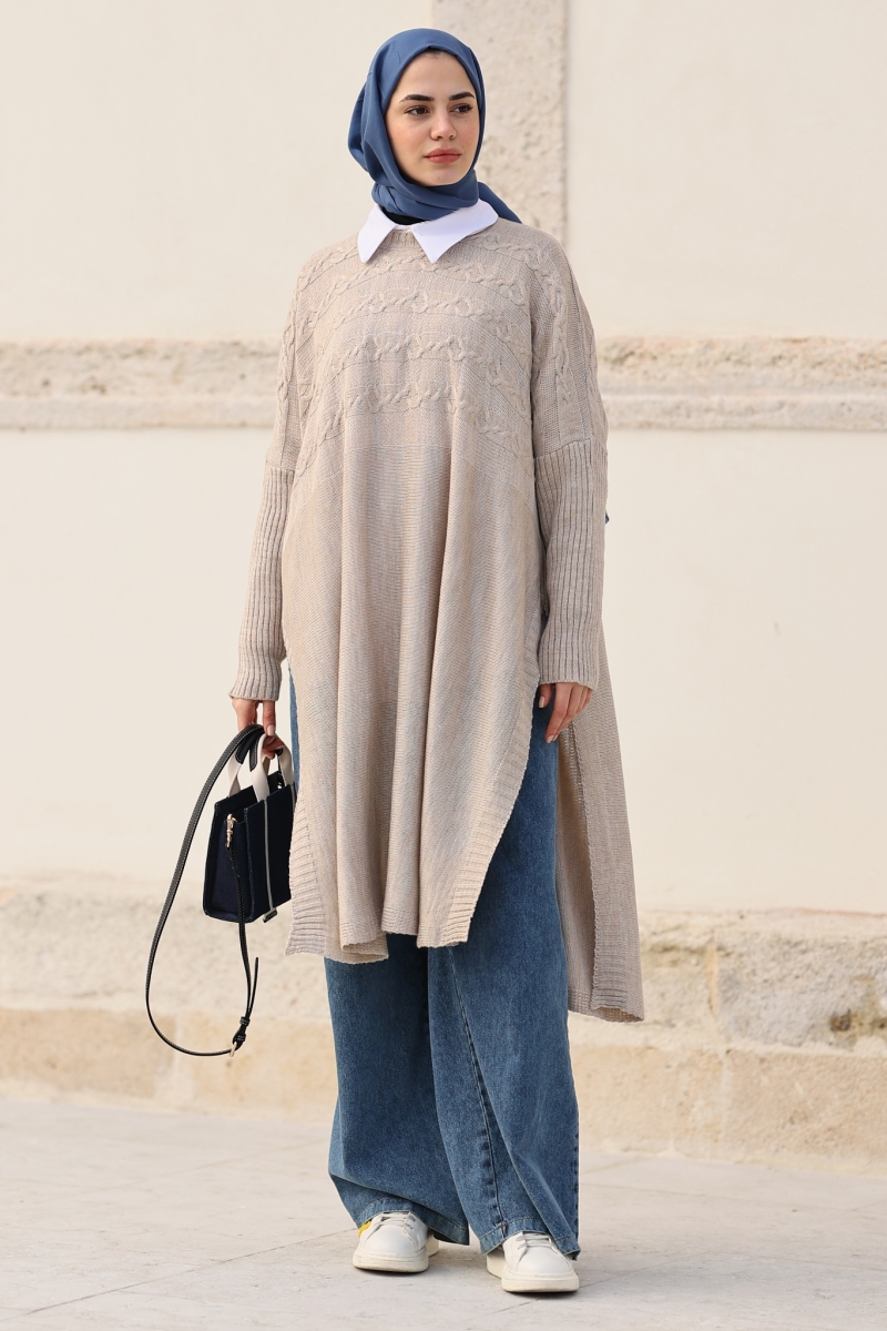 Verna Ekru Triko Tunik