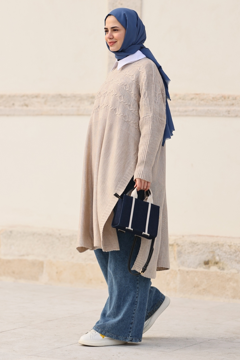 Verna Ekru Triko Tunik