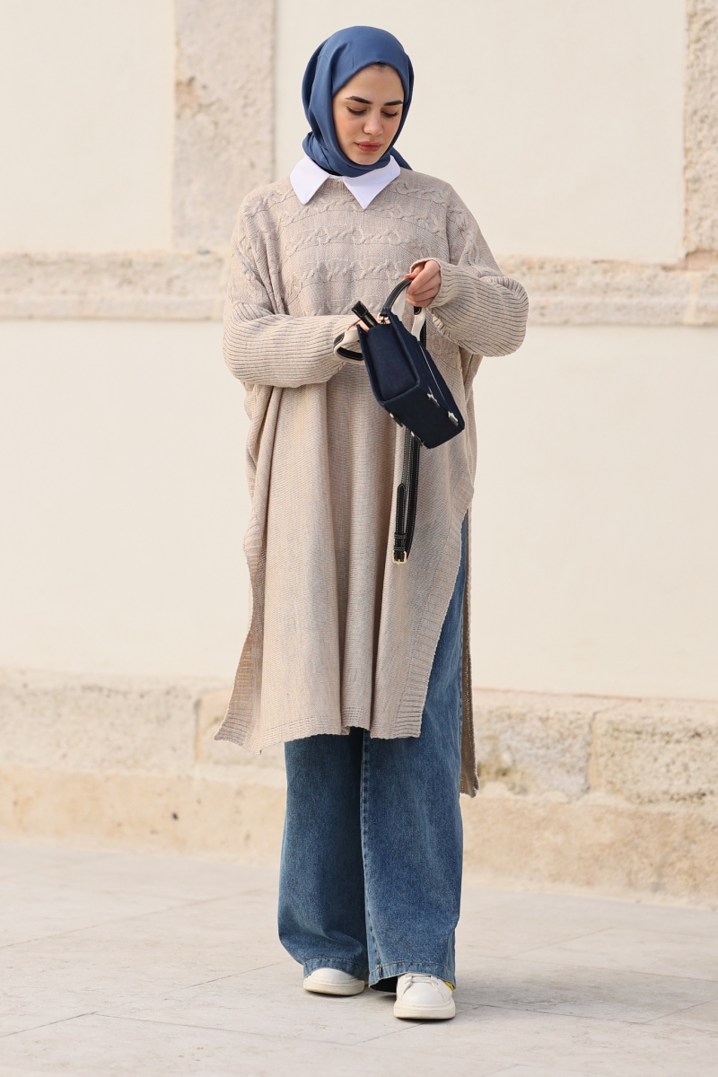 Verna Ekru Triko Tunik