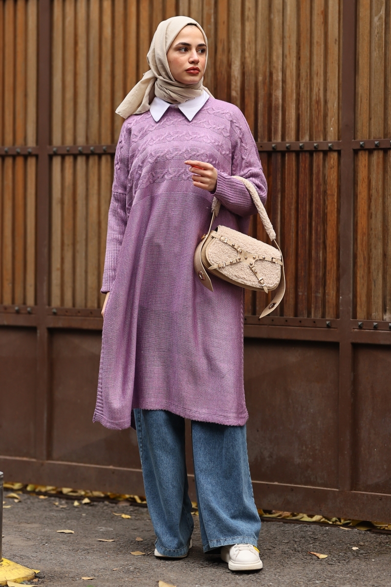 Verna Lila Triko Tunik