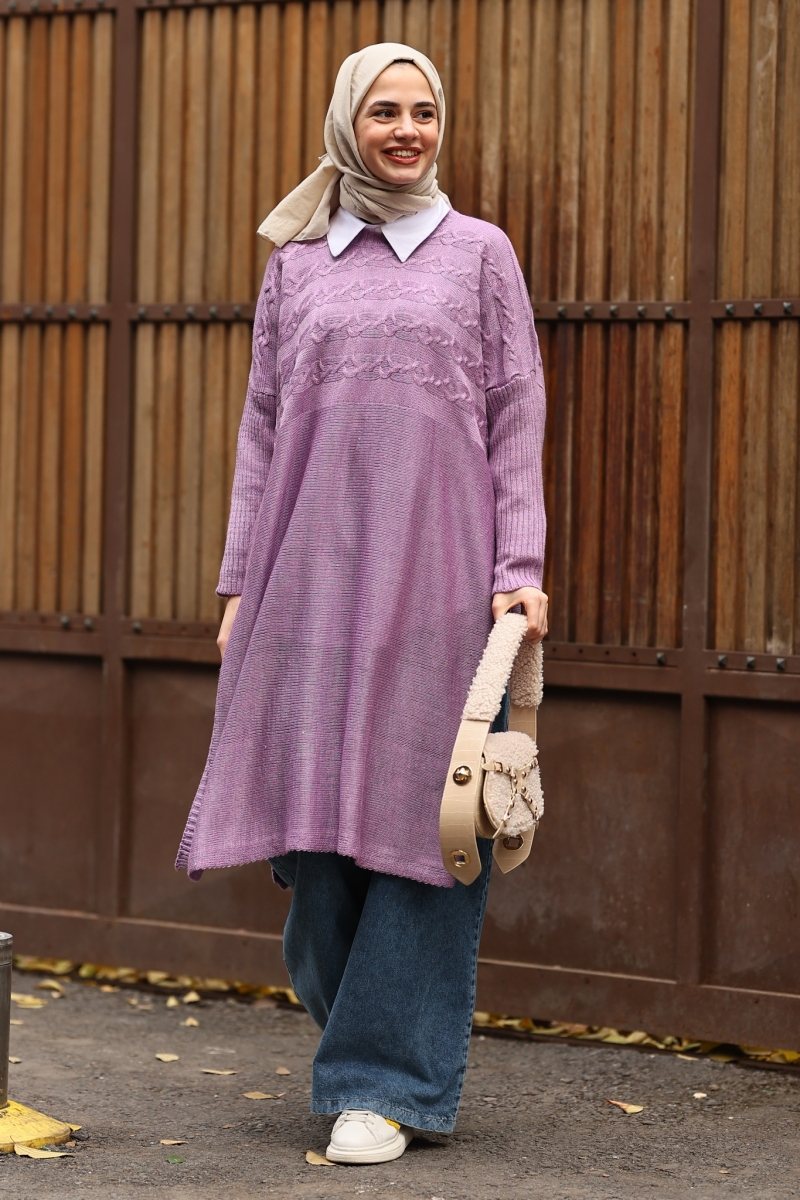 Verna Lila Triko Tunik