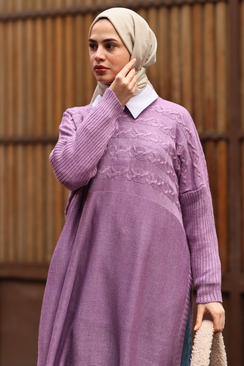 Verna Lila Triko Tunik